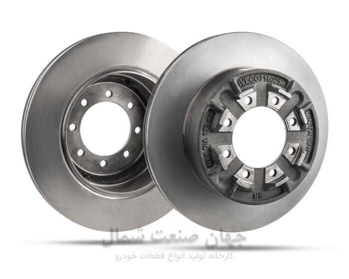 دیسک ترمز جلو خودرو - کامیونت ایویکو - کد D17 - Image 3