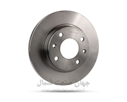 دیسک ترمز جلو خودرو - پژو 206 موتور TU3 - کد D4